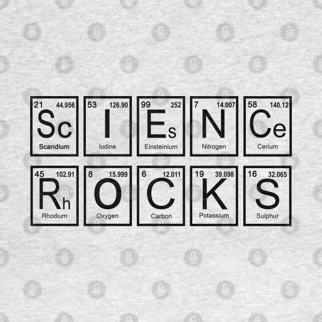 Science Rocks. Science Nerd Gift. by KsuAnn